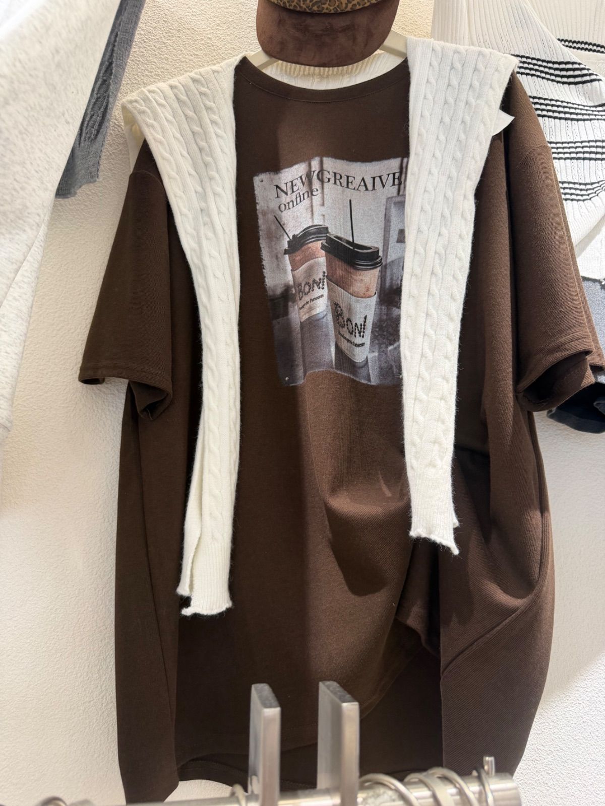 磨毛大 T