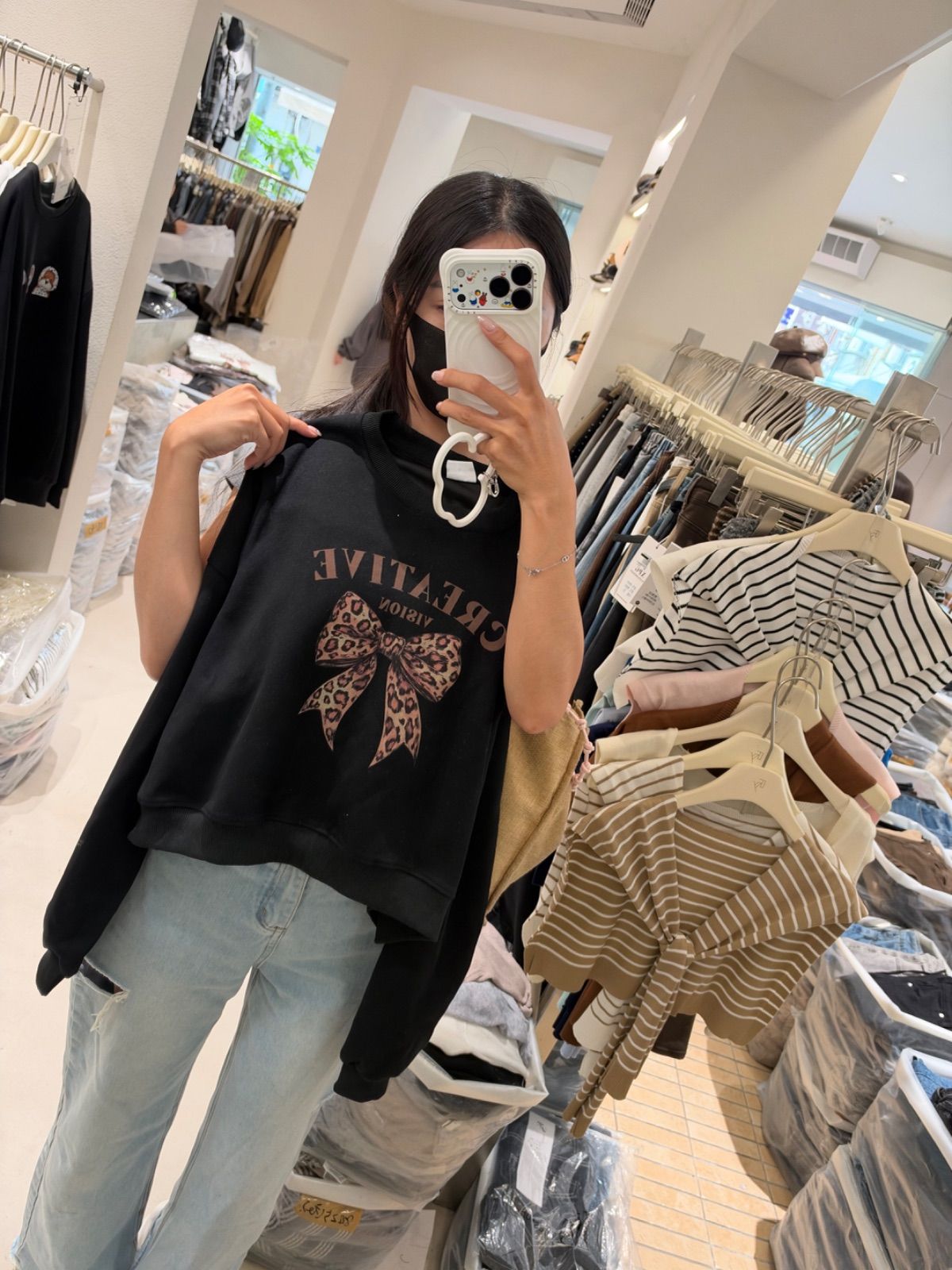 豹紋蝴蝶結🎀T