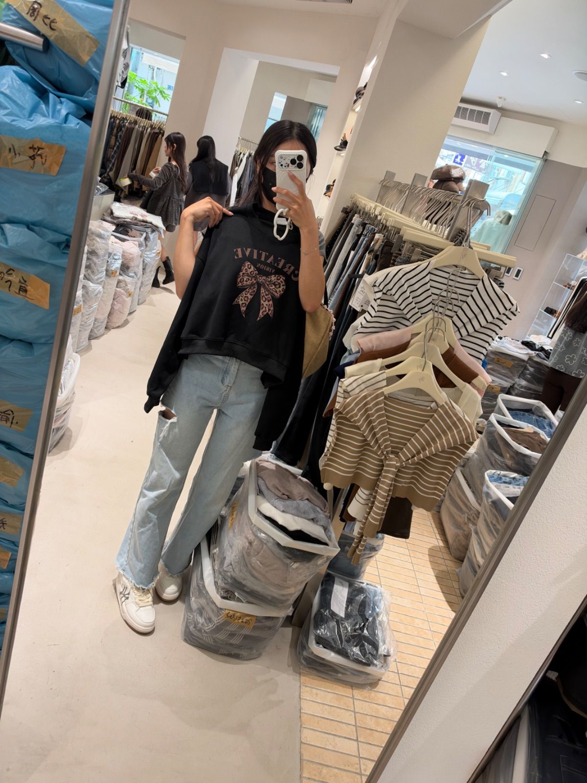 豹紋蝴蝶結🎀T