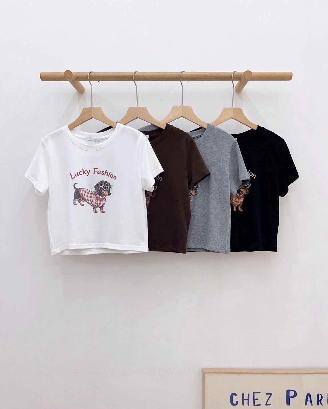 臘腸狗棉 T