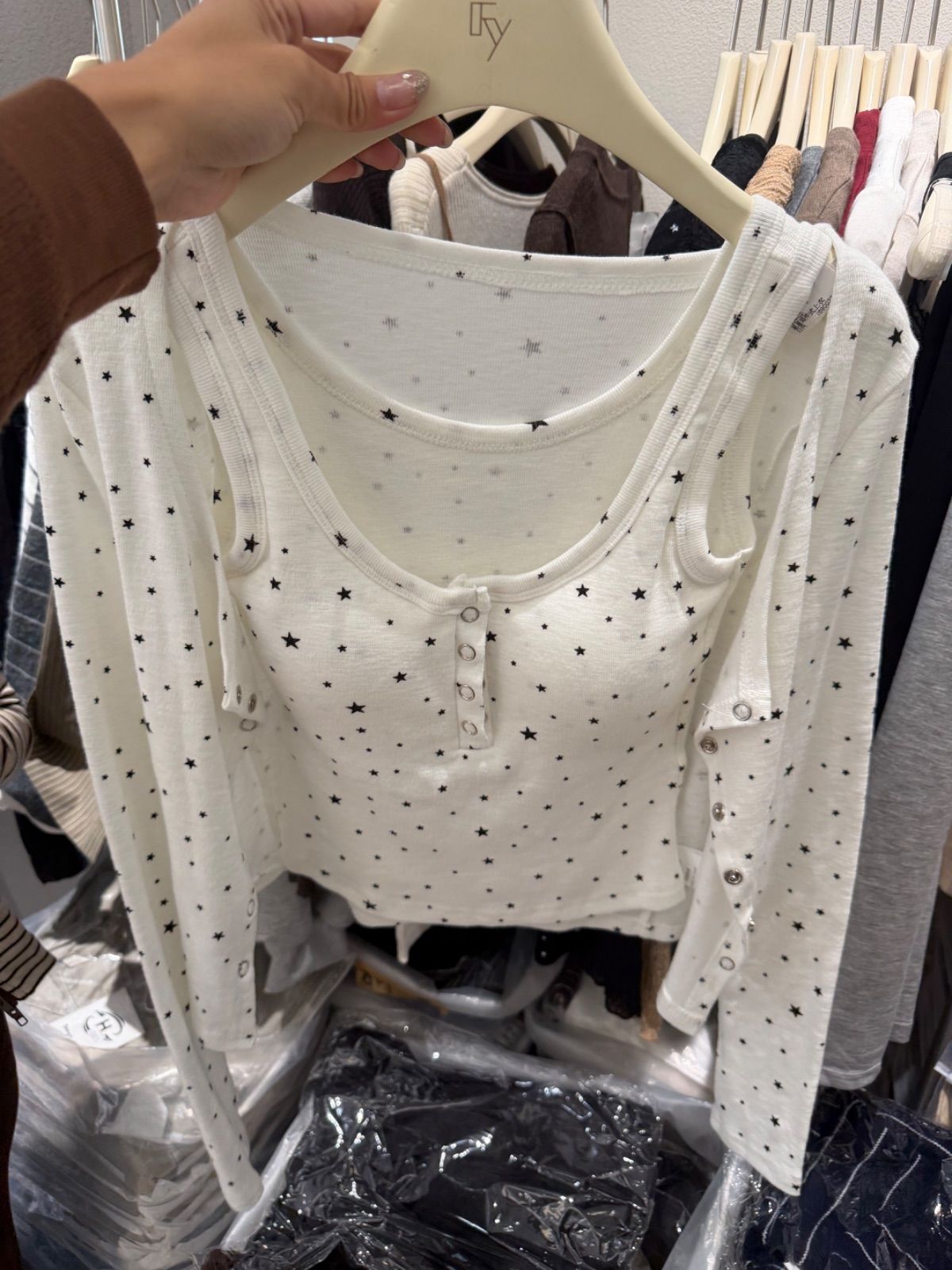 星星兩件組上衣