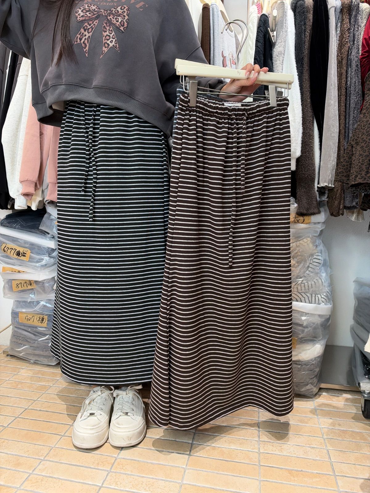 A02 條紋棉長洋