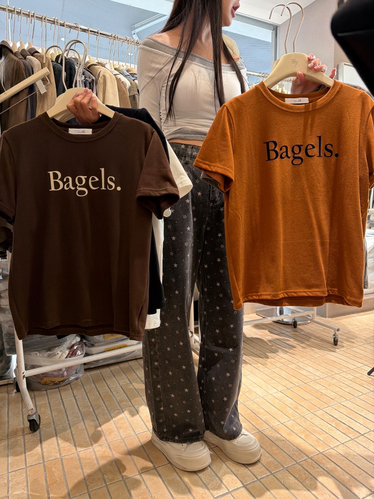 Bagels. 短袖棉質寬鬆T恤